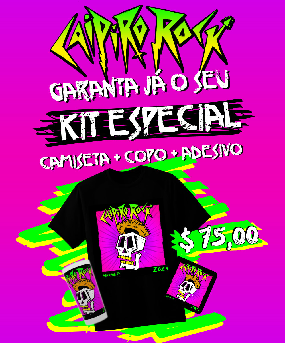 Kit Festival Caipiro Rock 2023