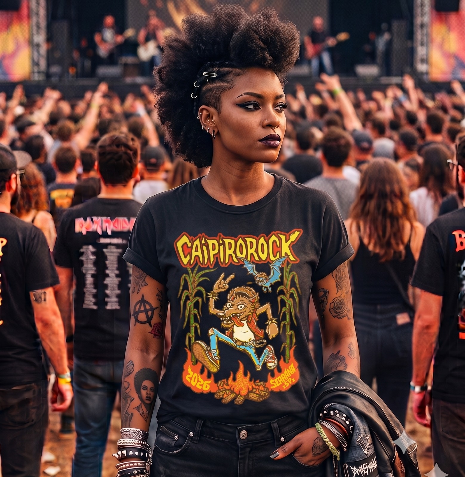 Camiseta Caipiro Rock 2026