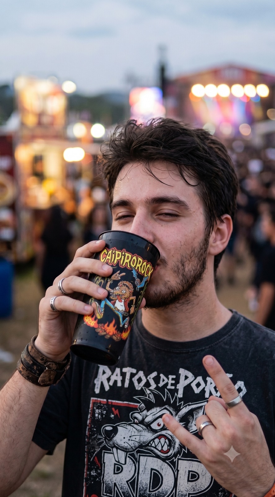 Copo Caipiro Rock 2026